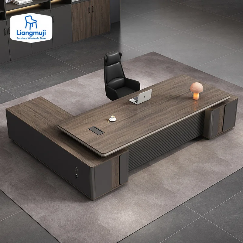 

Modern Large Gaming Computer Table Cheap Writing Office Computer Desk Study Wooden Drawers Mesa Para Computador Furniture