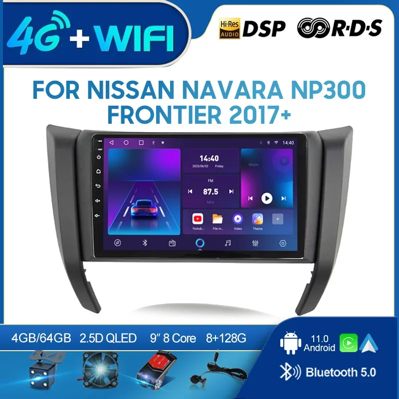 

Android Car Radio Carplay Auto for Nissan Navara NP300 Frontier 2017+ Multimedia Player Smart Systems Car Stereo GPS Navigation