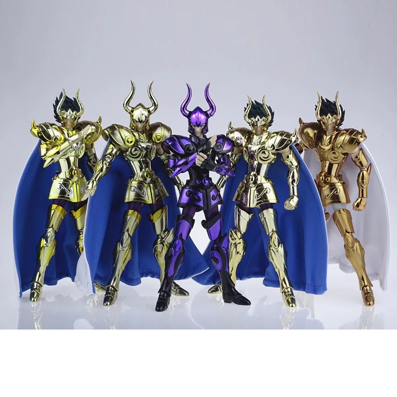 JM.MST Saint Seiya Myth Cloth EXM/EX Metal Capricorn Shura w Double Shoulders Gold/24K/OCE Knights of the Zodiac Action Figure