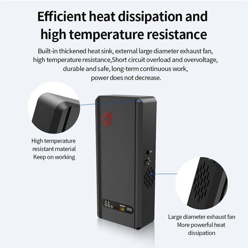 Bloqueador de señal inalámbrico W9, intercepción de datos WIFI, Anti, teléfono móvil, conectar al punto de acceso Wifi