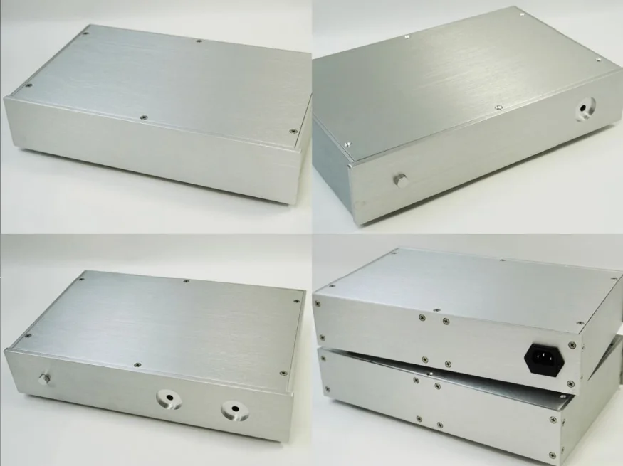 

YR/ Полностью алюминиевый корпус усилителя/декодер/фильтр питания/шасси усилителя мощности/корпус усилителя DIY коробка (346*70*213 мм)