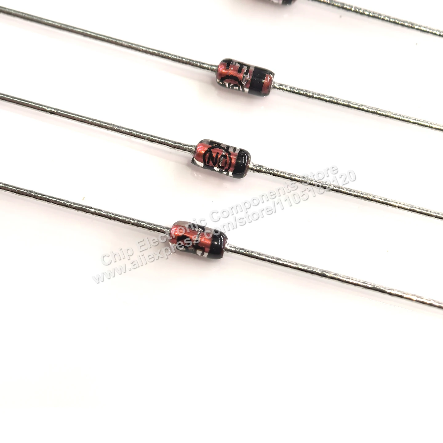 （100 PCS）Original IC 1N4148 1N4148TR Small Signal Diode DO-35