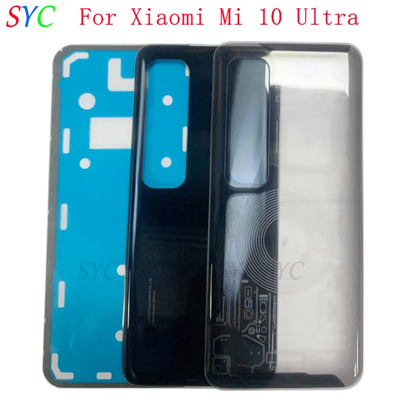 

Rear Door Battery Cover Housing Case For Xiaomi Mi 10 Ultra Back Cover with Logo Repair Parts