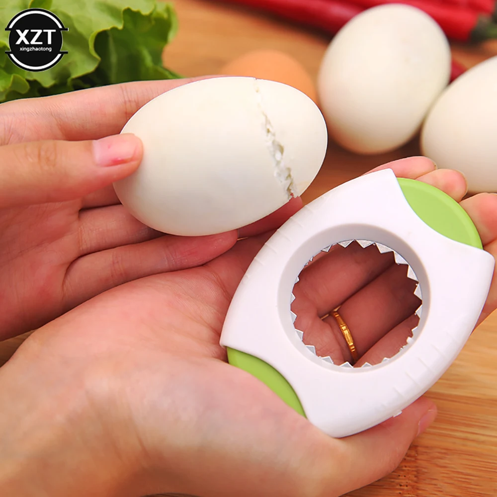 New Cute Boiled Egg Shell Topper Cutter Opener Egg Cup Tools Kitchen Essential Gadget Tools