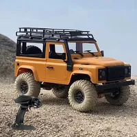 1/12 2.4G 4WD Off Road Climbing RC Car Kids Toy Multi-Terrain Alloy Simulation Off-road Racing Car with Bright LED Light Toys