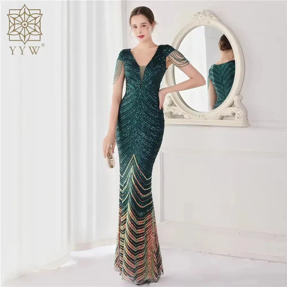 sexy-elegant-v-neck-mermaid-long-evening-dress-luxury-beads-women-evening-party-dresses-slim-sequin-formal-dress-maxi-prom-dress