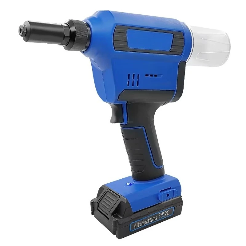 Lithium Electric Riveting Gun, Cordless Rivet Gun for Ring Groove and Break-off Rivets