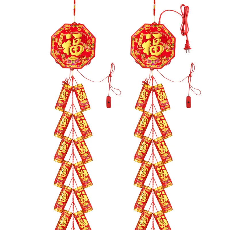 Electronic firecrackers with flashing lights for Spring Festival wedding and housewarming