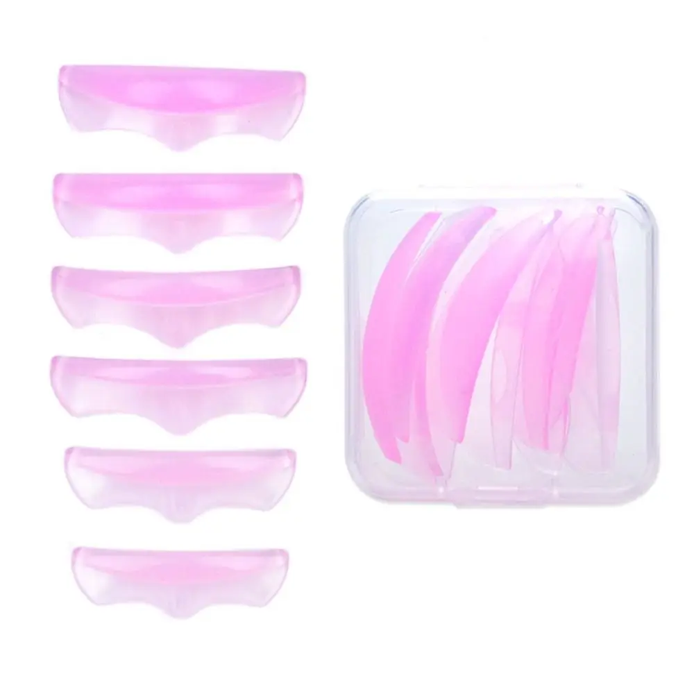 6Pairs Applicator Tools Silicone Eyelash Perm Pad Eyelash Lifting Kit Makeup Accessories Lash Perming Curler Reusable DIY