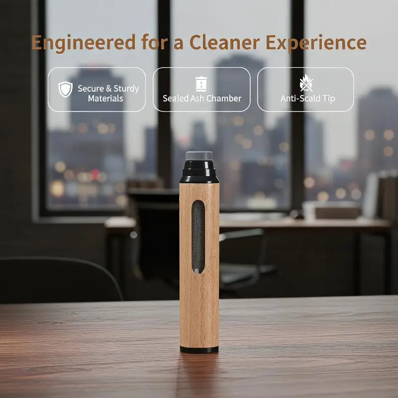 Portable ashtray, anti dust car driver, outdoor household universal cigarette box, convenient storage box