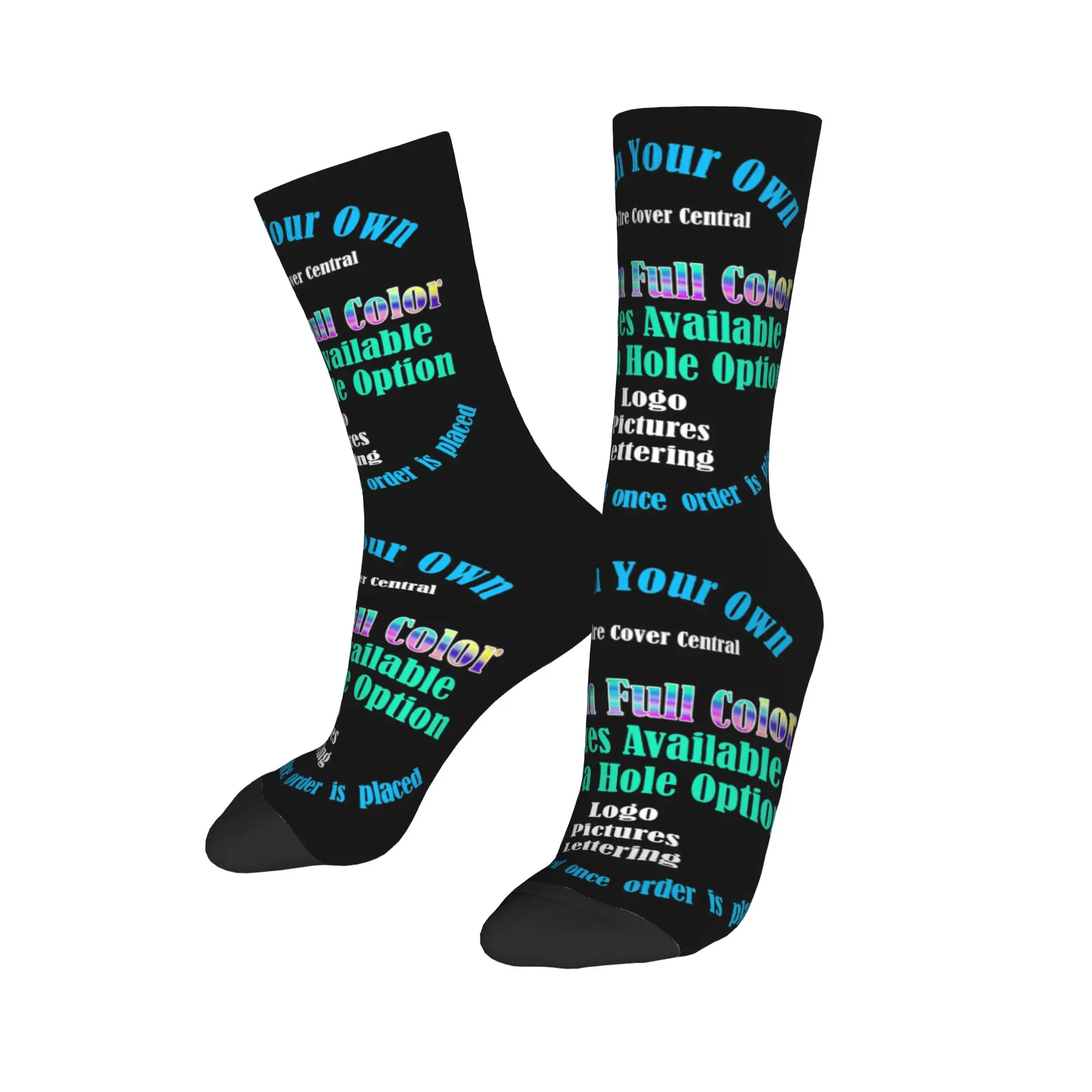 

Custom Novelty Print Custom Your Design Print Socks for Men Women Stretch Summer Autumn Winter Customized Photo Crew Socks