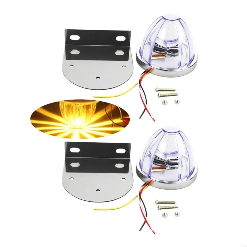 Heavy Duty Truck Side Running Light With Double Color LEDs And Wide
