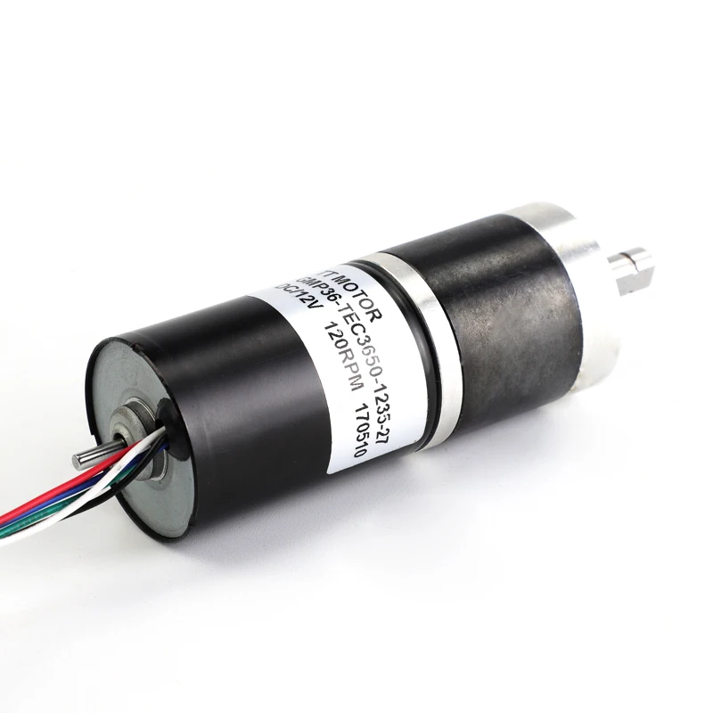 

12v 24v high torque low rpm brushless dc geared motor