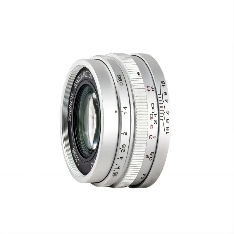 

Micro Four Thirds (M43) lens f/0.95 aperture 25mm wide angle fixed-focus also can be used with C-mount industrial cameras