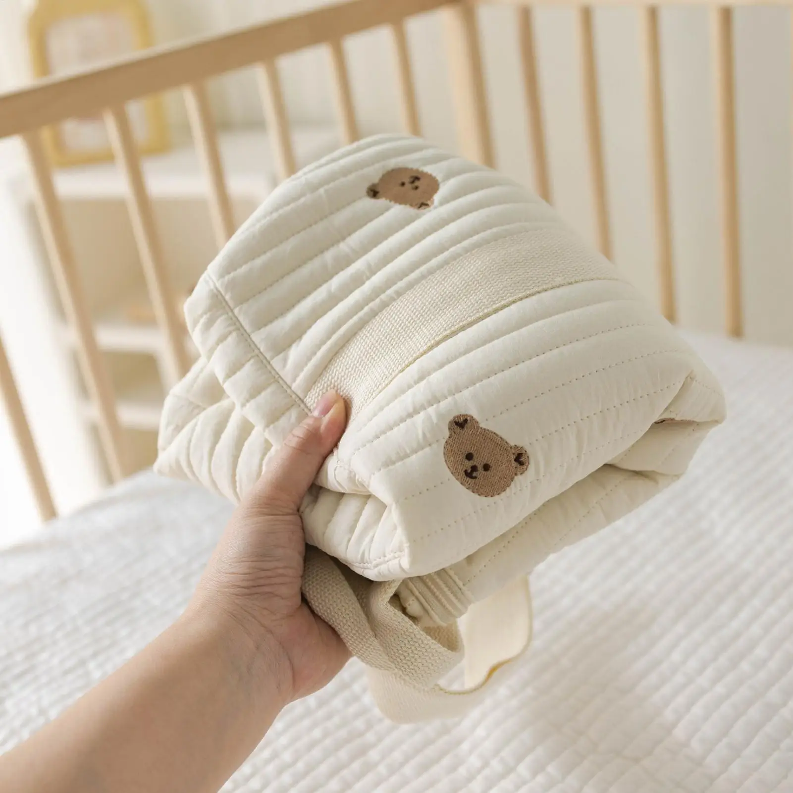 

Tote Diaper Bag for Women Large Capacity Embroidered Tote Hospital Bag for Gym Work School Outdoor Park Shopping Trip