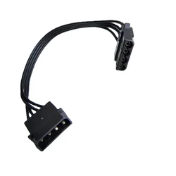 Desktop Computer ATX Power Supply 4pin Fan Extension Cable D-port IDE Molex Male Female  Cord 18cm