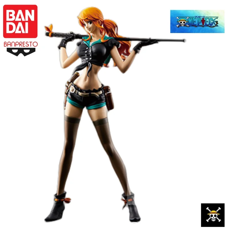 Bandai Original In Stock Banpresto ONE PIECE Flag Diamond Nami Vinsmoke Reiju Nefertari D Vivi Perona Model Doll Brand New Boxed