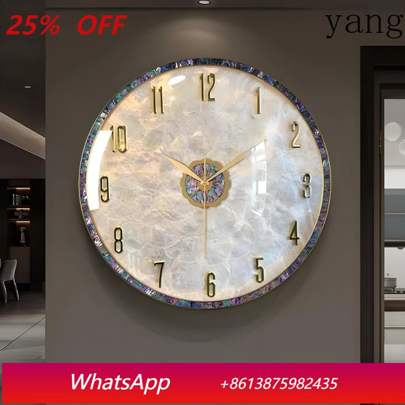 

LH clock living room hanging watch light luxury modern simple home wall hanging