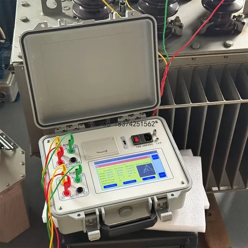 Wmwmnu For Range Maximum 20000 Touch Screen Neutral Point Transformer Turns Ratio Tester TTR Vector Group Detection Phase