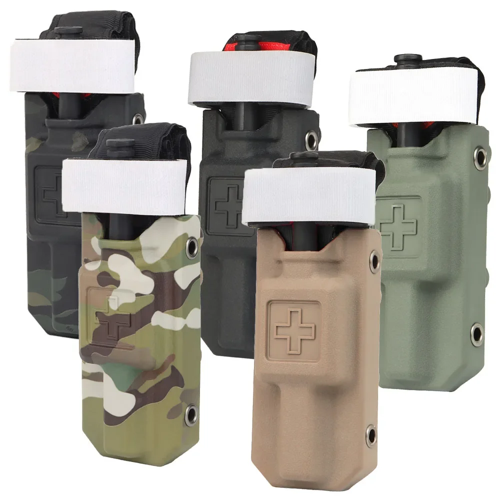 Tactical Emergency Tourniquet Outdoor Portable First Aid Quick Slow Release Buckle Camo Airsoft Holsters Emergency Equipment