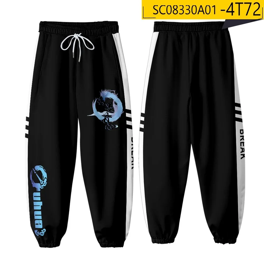 Hot Game Honkai Impact 3rd Fu Hua Fuhua Cosplay Costume 3D Print Joggers Pants Men/Women Casual Trousers Hip Hop Sweatpants 2024