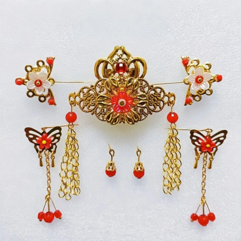 2025 Creative 30cm Ancient Costume Doll Headdress Chinese Ancient Original Hairpin Accessories Doll Headpiece Accessories LI075