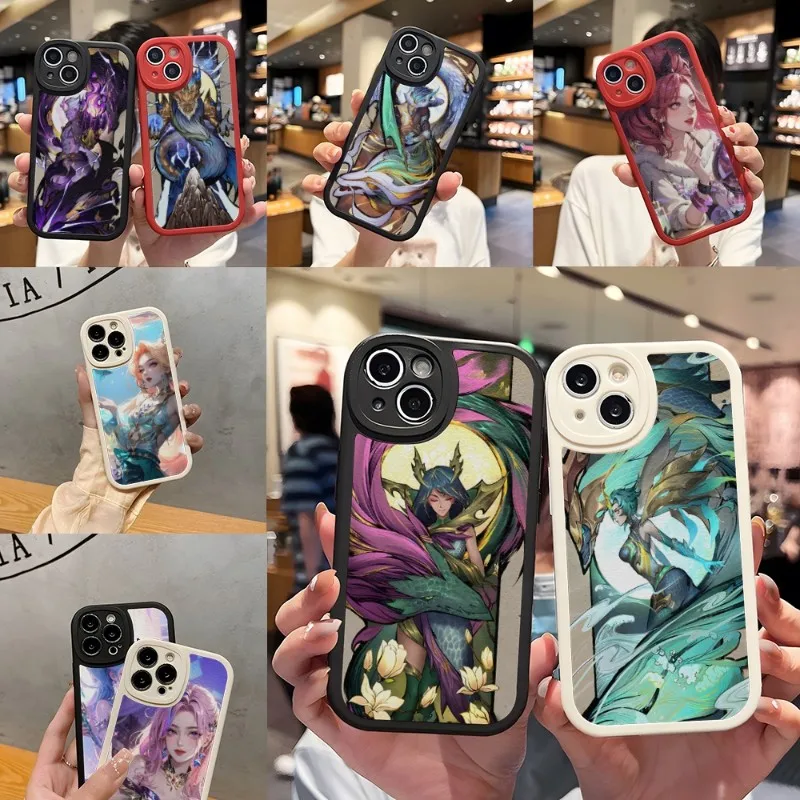 Game League Of L-Legends LOL Phone Case For IPhone 14 11 13 12 Pro Max Mini Xs X Xr 7 8 Plus SE2020 Leather Silicone Coque