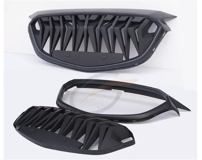 PP Material Car Front Bumper Mesh Grille Around Trim Racing Grills For Mazda 3 Axela 2014-2019