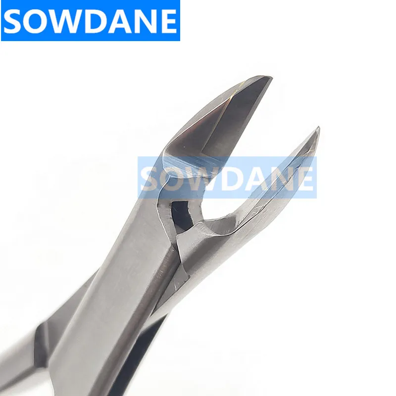 Long Handle Dental Lingual Ligature Pin Cutting Light Wire Cutter Plier With T/C Insert Cutter for Maximum 0.3mm Wire