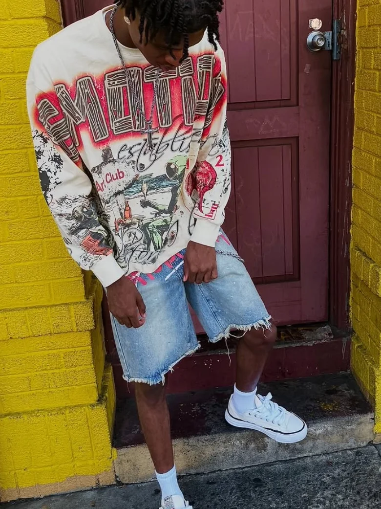 

Толстовка с капюшоном American Sle fiti Skull round Ne Long Sve ex Хлопковая толстовка Уличная одежда Мужской женский топ High Street