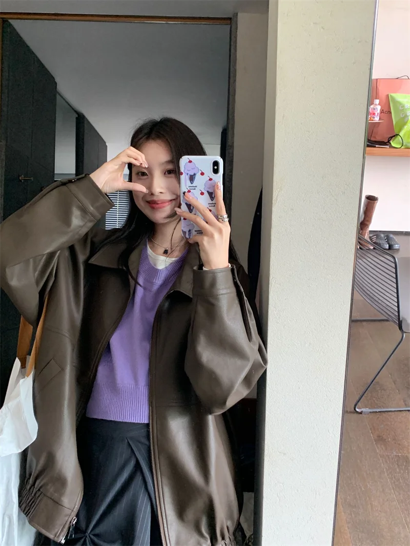 جواكت شتوية نسائية 2025 غطاء محرك السيارة متوسط الطول مبطن برباط ملابس ضيقة قابلة للتنفس تصميم ركوب الدراجات بحاشية مرنة واحدة الصدر