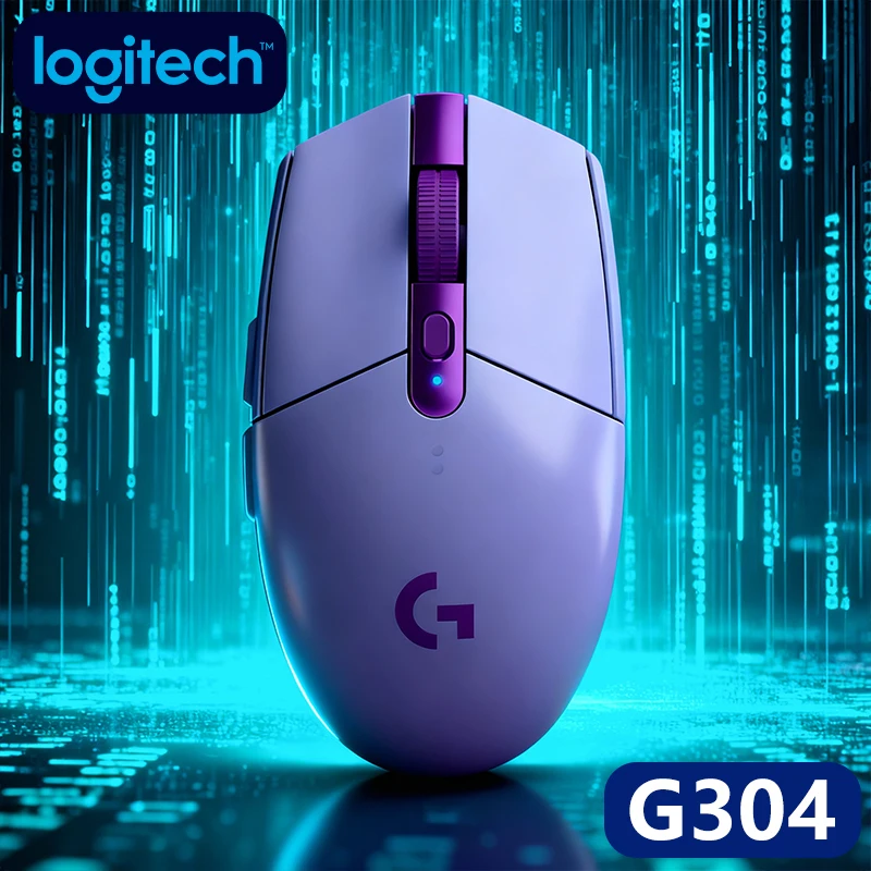 

Беспроводная мышь Logitech G304 LIGHTSPEED, игровой класс, датчик HERO, 12000 точек на дюйм, аккумулятор 250 часов, совместимость с ПК/Mac