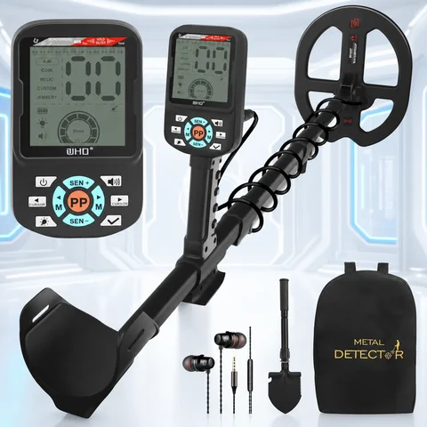 DIHO H30 Metal Detector for Adults Professional 4000mAh Rechargeable, Waterproof DD Coil, Up To 16 Inch Depth, 5 Detection Modes and Pinpoint
