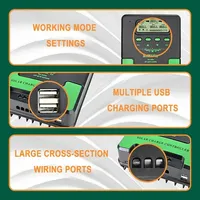 12V/24V LED Solar Panel Charge Regulator 10-60A MPPT Solar Charge Controller with WIFI for Lifepo4 Lithium Acid Lead Battery