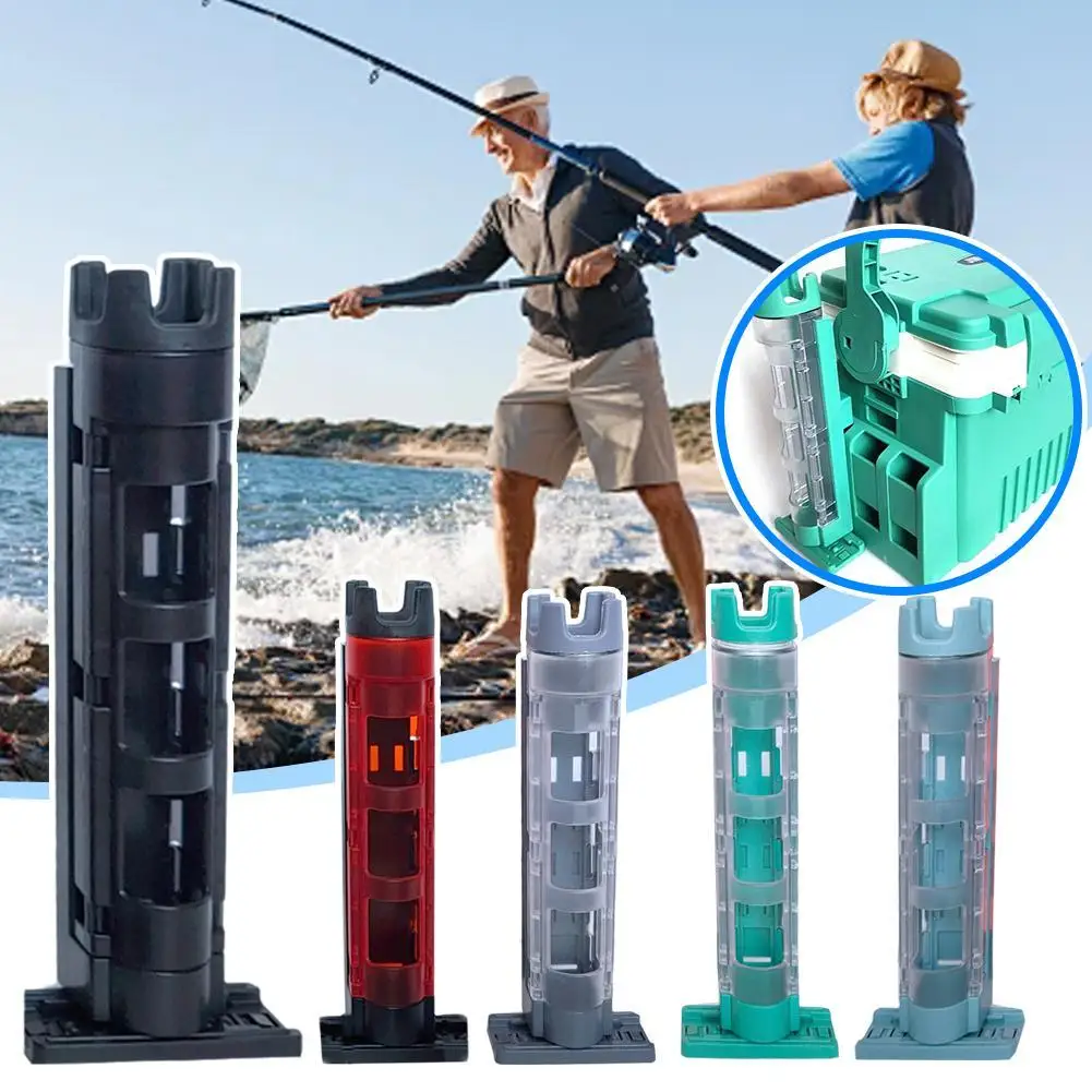 Multifunctional Portable Fishing Box Rod Stand Fishing Box Rod Barrel Holder Fishing Box Pole Accessories