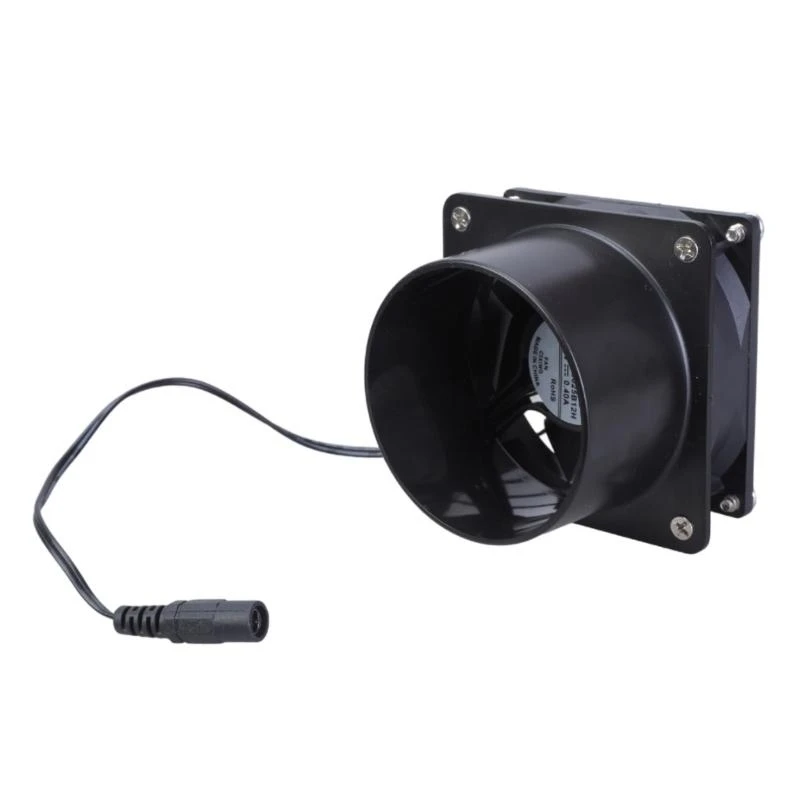 Ventilador escape 80 mm ahorro energía con rodamiento bolas dobles enchufables adecuado para ventilación aire