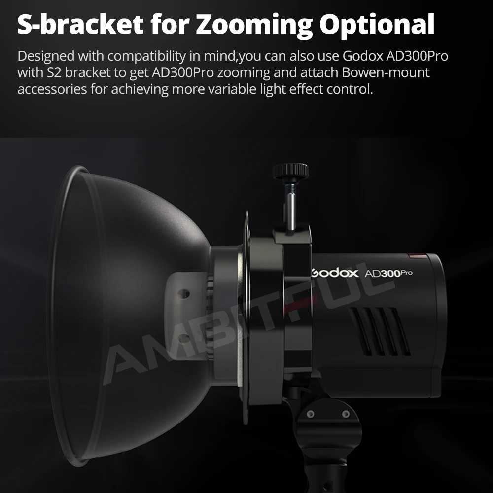 Godox AD300PRO AD300 Pro TTL 2.4G 300Ws 1/8000 HSS Outdoor Flash