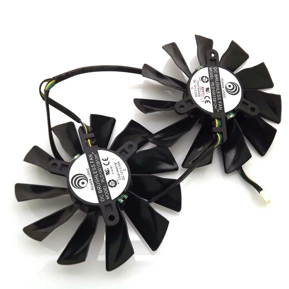 PLD10015B12H DC 12V 0.55A 94mm VGA Fan For MSI GTX680 R9-280X R9-270X R7-260X GTX770 Graphics Dual Cooling Fan 4Pin 4Wire