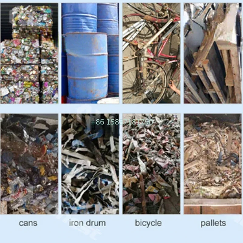 Customized Type Shredder Metal Crusher Scrap Tire Shredder Waste Car Household Appliances Crushing Shredder Price for Poland
