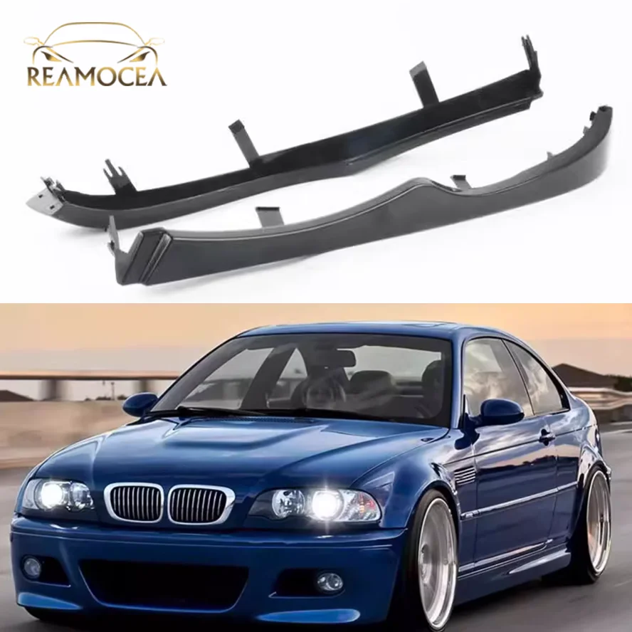 Reamocea 1x Car Under Headlight Molding Cover Trim 51137043409/51137043410 Fit for BMW E46 330i 330Xi 325i 325Xi 2001- 2004 2005