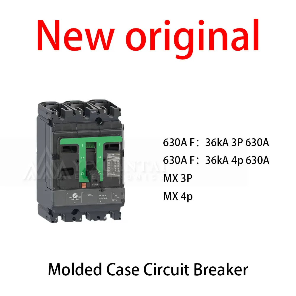 

1Pcs/Lot New original 630A F：36kA 3P 630A 630A F：36kA 4p 630A MX 3P MX 4p Molded Case Circuit Breaker