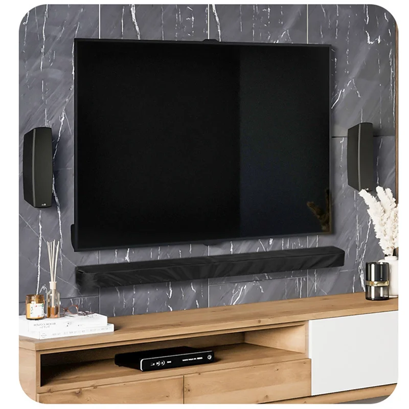 -ESTR Cocok untuk Penutup Debu Speaker TV Sony S100F, Pengganti Casing Penyimpanan Pelindung Speaker TV Strip Panjang