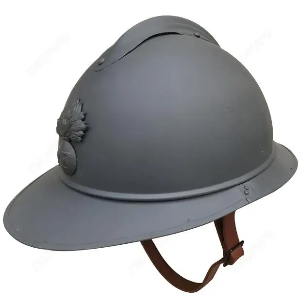 Casque militaire d'officier vintage pour hommes, casquette en fer, chapeau de l'armée française, Adrian, M1915, 0.735kg