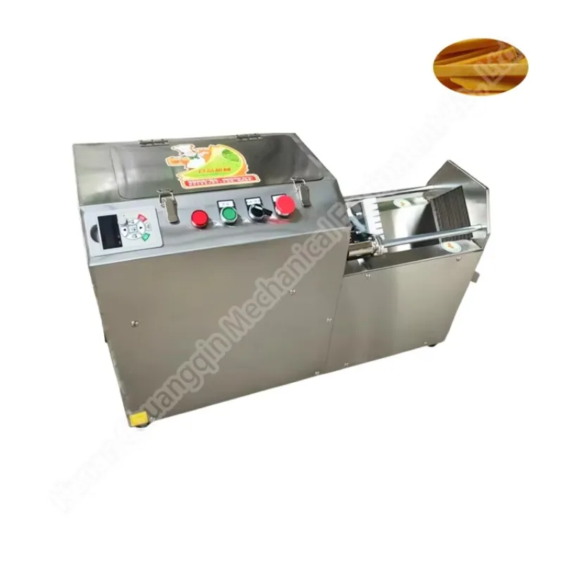 

French Fry Cutter Electric Potato Washing Peeling Cutting Machine Root Vegetable Strip Cutting Machine