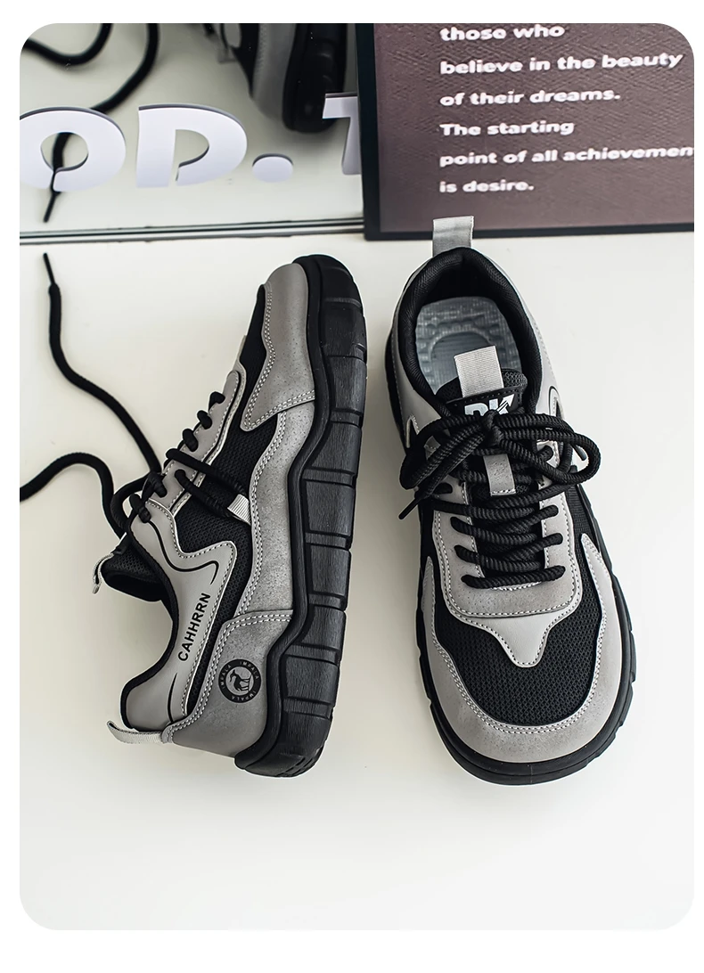 Herrenschuhe mit breiter Zehenbox, leichte Outdoor-Laufschuhe, rutschfeste, weiche, modische Herrenschuhe – Detail 11