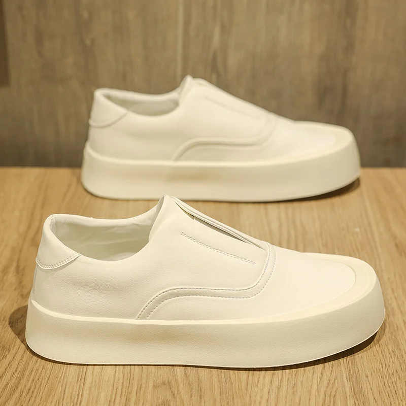 

Новые мужские осенние белые кроссовки 2025 года — дышащая повседневная обувь, стиль для пар, модные и бестселлеры