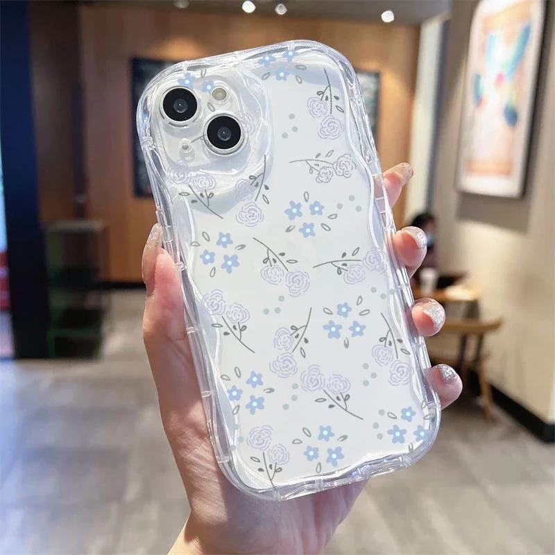 Flower Phone Case For Huawei Honor 300 Pro 90 Lite 20 50 SE Nova 5T 11 7 9 10 P30 P40 Mate 30 40 Pro Soft Shockproof Clear Cover