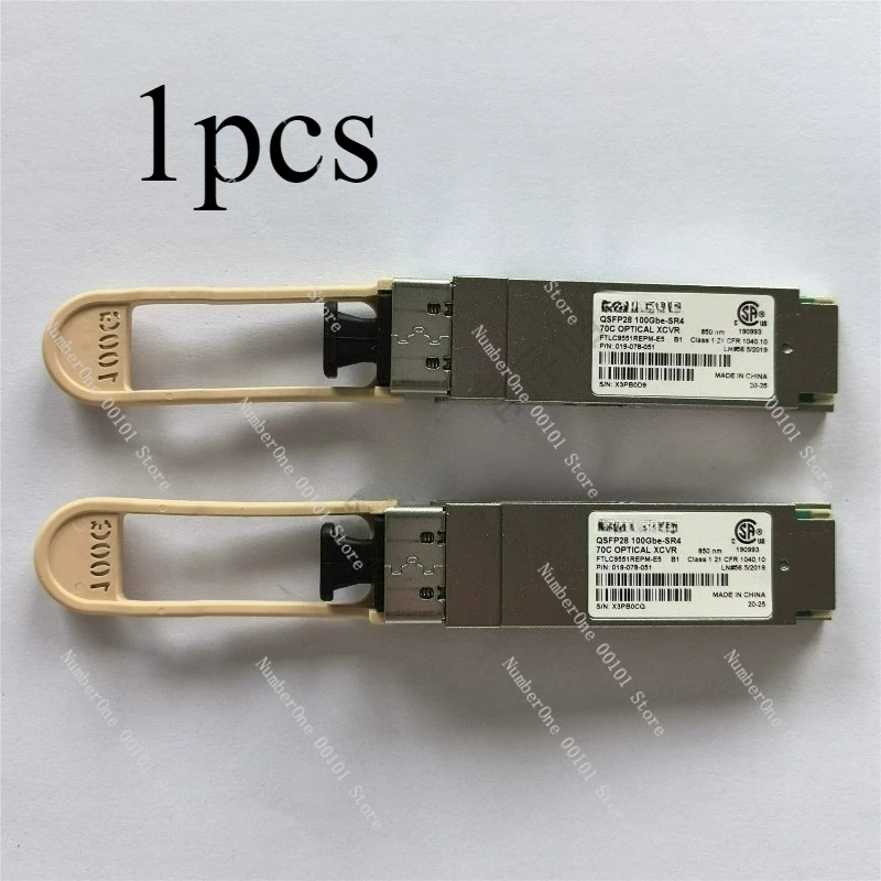 

QSFP28 100G SR4 FTLC9551REPM-E5 019-078-051 Волоконно-многомодовый модуль