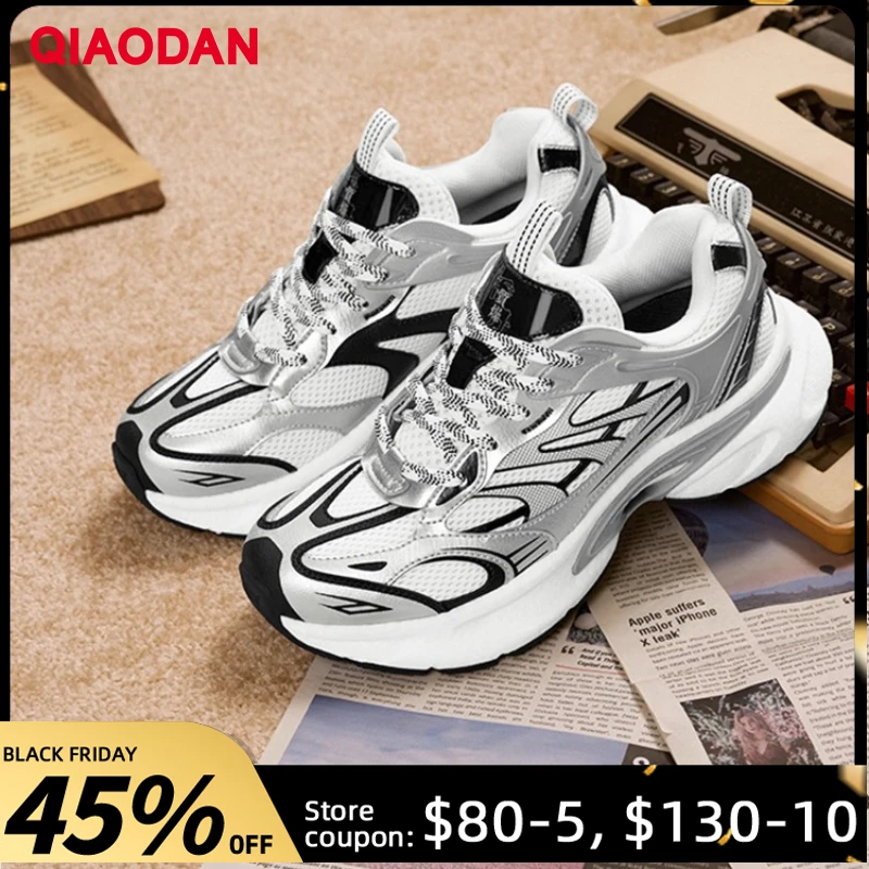 

QIAODAN Walking Shoes for Men 2025 Autumn New Arrivals Casual Shoes Soft-Soled Retro Lightweight Sneakers QXL043254403