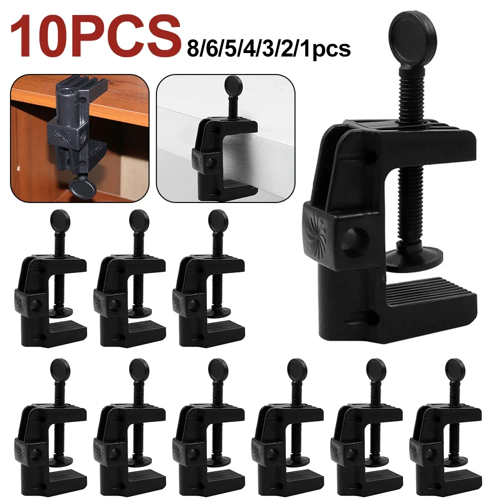 1-10pcs Cantilever Bracket Clamp Non-Slip Universal Bracket Clamp C Shape Table Mount Clamp for Microphone Desk Lamp Ringlight